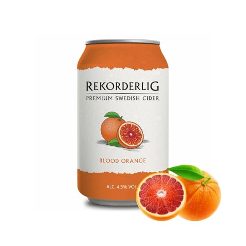 Rekorderlig Blood Orange 12x 0,33l - Perfekt für jeden Anlass, inkl. 3,00€ Pfand von Needforsweet