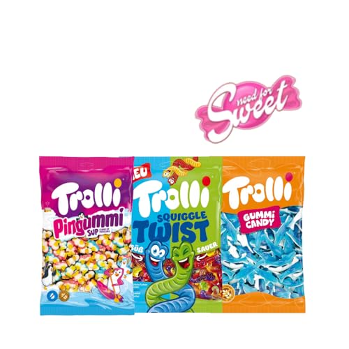 Trolli Sweet Ocean Adventure - 3x1kg Weingummi Sortenpack von Needforsweet