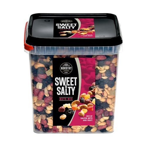 XXL Snack Eimer von Nordthy – Sweet and Salty Mix 2700g, Frucht & Nuss best of Studentenfutter von Needforsweet