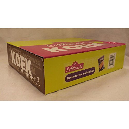 De Lekkerste Roomboter Cakeplak 16 x 90g (Butter-Kuchen-Scheibe) von Neerlandia Banket