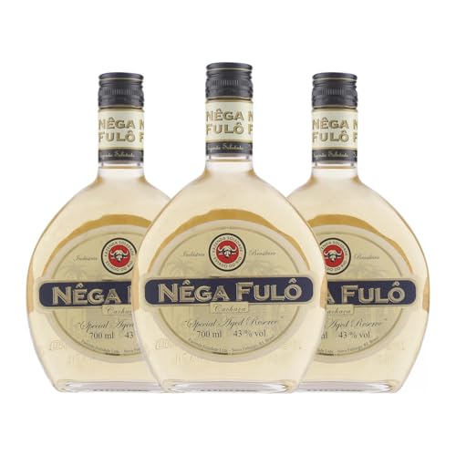 Cachaza Nega Fulo Special Aged Reserve 70 cl (Karton mit 3 Flaschen von 70 cl) von Nega Fulo