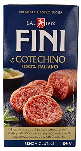 Fini Il Cotechino 100% Italienische Spezialität mit italienischem Fleisch Glutenfrei 500g von Negroni