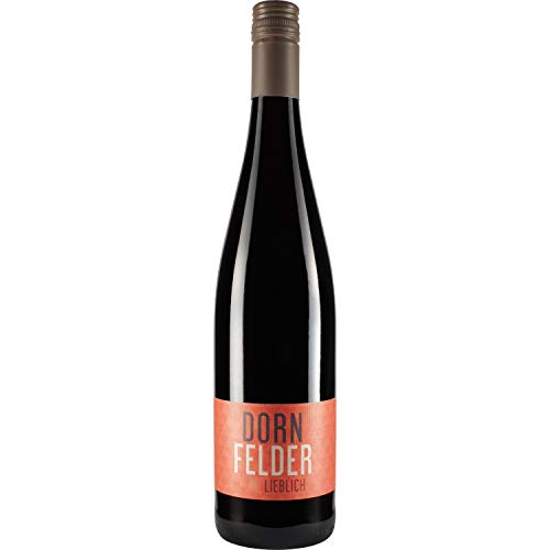 Nehrbaß - “Dornfelder 2022” - Rotwein lieblich 1 x á 0,75 Liter - Qualitätswein - Vegan - Aus Deutschland (Rheinhessen) - mit Schraubverschluss von Nehrbaß