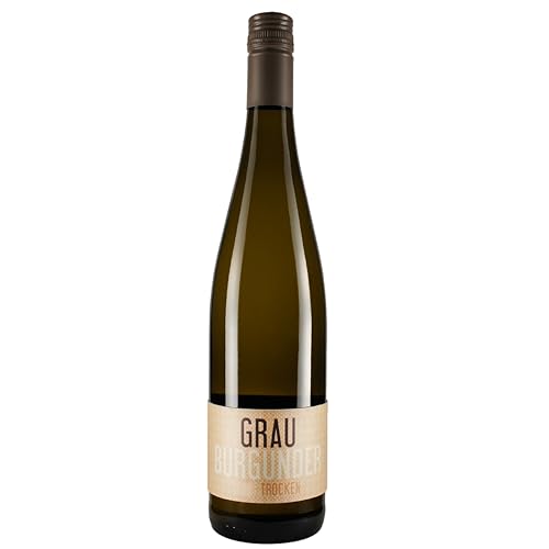 Nehrbaß - “Grauburgunder 2023” Weißwein trocken 1 x á 0,75 Liter - Qualitätswein - Vegan - Aus Deutschland (Rheinhessen) - Trockener Weiß-Wein mit Schraubverschluss von Nehrbaß