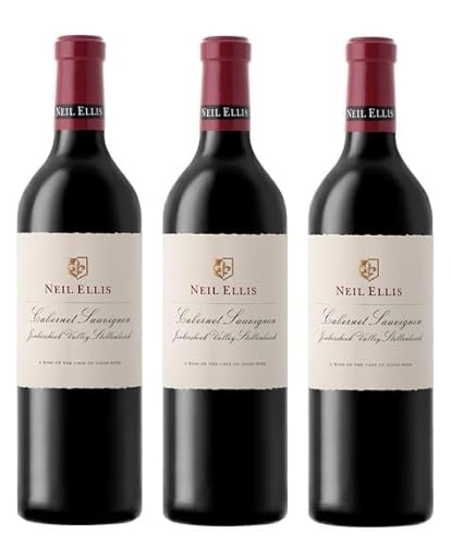 3x 0,75l - 2019er - Neil Ellis - Cabernet Sauvignon - Jonkershoek Valley W.O. - Südafrika - Rotwein trocken von Neil Ellis