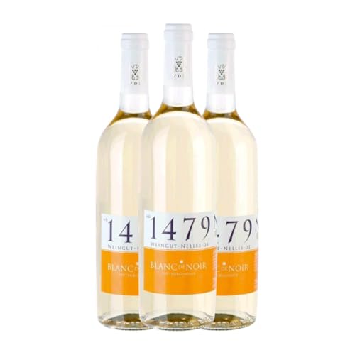 Nelles Blanc de Noir Spätburgunder 75 cl Weißwein (Karton mit 3 Flaschen von 75 cl) von Nelles