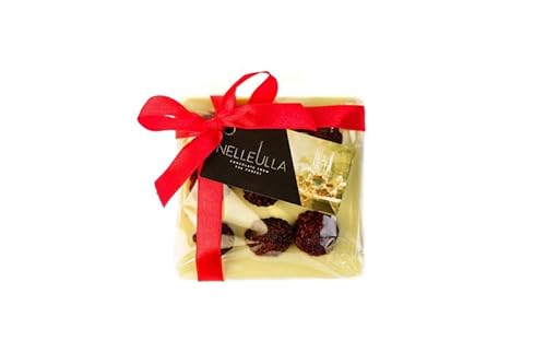 Nelleulla Handmade White Chocolate mit getrockneten Blackberry 80g von Nelleulla