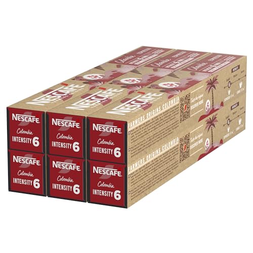 NESCAFÉ Farmers Origins Colombia Espresso 6 x 10 Kaffeekapseln - Kaffeekapseln für Nespresso Maschinen von Nescafe Farmers Origins