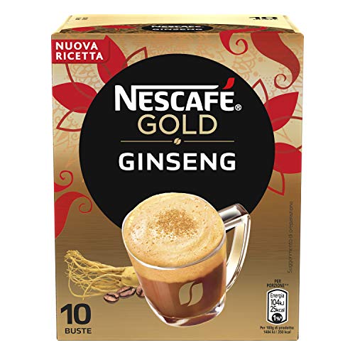 10x Tassen NESCAFE Ginseng Kaffee Coffee Instant 7g kaffeemilch Pulverkaffe von NESCAFÉ