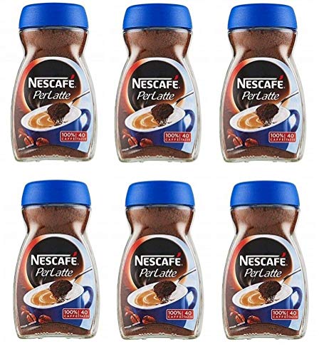 6x NESCAFE Per Latte Solubile Instant Kaffee für lösliche Milch 100 g von NESCAFÉ