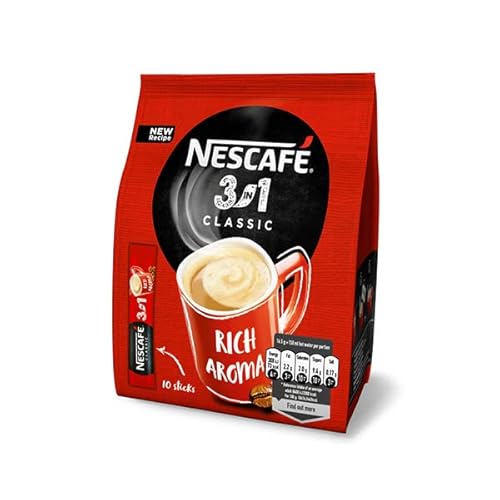 Instant Coffee Nescafé Classic 3in1 (Tasche, 10x16,5g) von NESCAFÉ