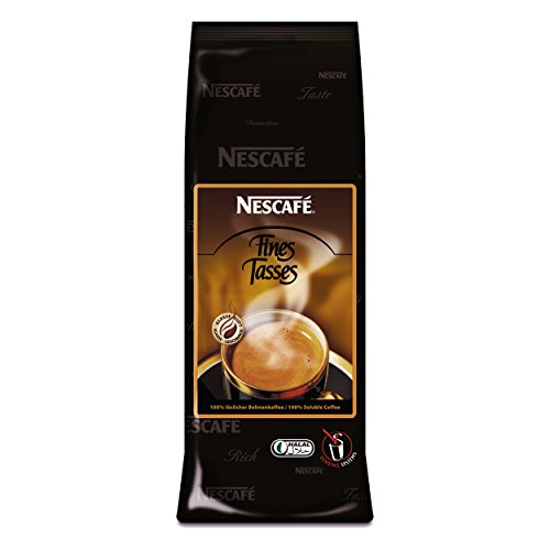 Nestlé NESCAFÉ Fines Tasses Füllprodukt Getränke Automaten löslicher Bohnenkaffee, 250 g von Nestlé