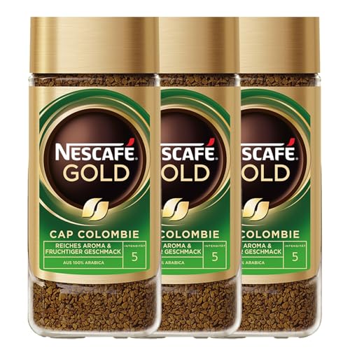 NESCAFÉ Gold Cap Colombie, löslicher Bohnenkaffee (3 x 200g) von NESCAFÉ