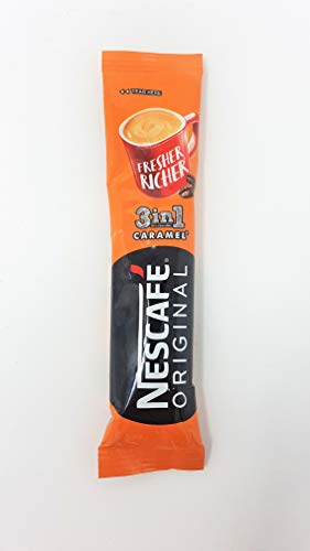 Nescafe Original 3-in-1 Instant-Kaffee, Karamell, 1 Tasse, 12 Stück von ATOTOP