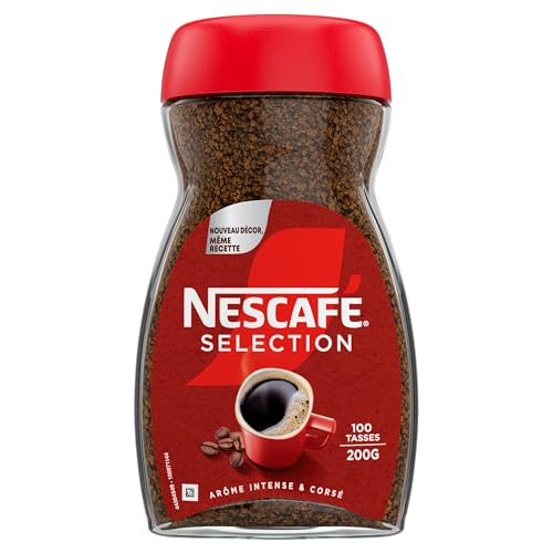 Nescafe Selection korsisch intensiv 100% löslicher Kaffee 200 g Glas Neskaffee von NESCAFÉ