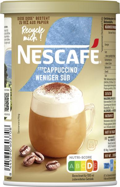 Nescafe Typ Cappuccino weniger Süß von Nescafé