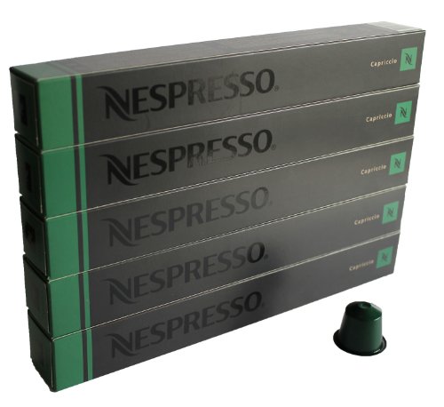 Nespresso 50 Kapseln – 5 x 10 Kapseln Capriccio Espresso. von Nespresso