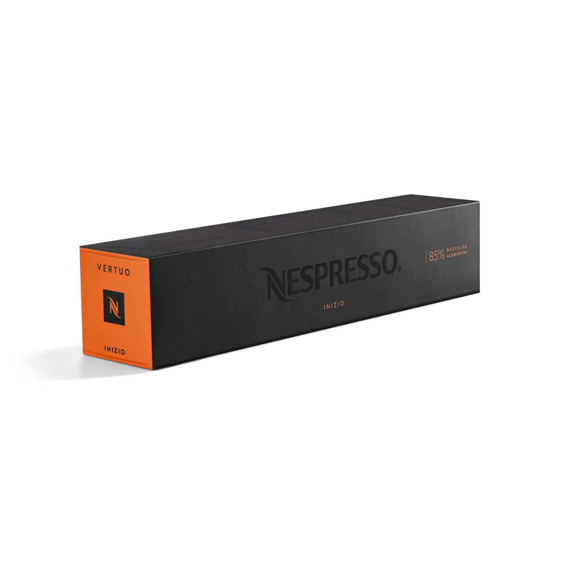 Nespresso Inizio Vertuo Line 10 Gran Lungo Kaffeekapseln Orange 150 ML Blumig & getreidig von Nespresso