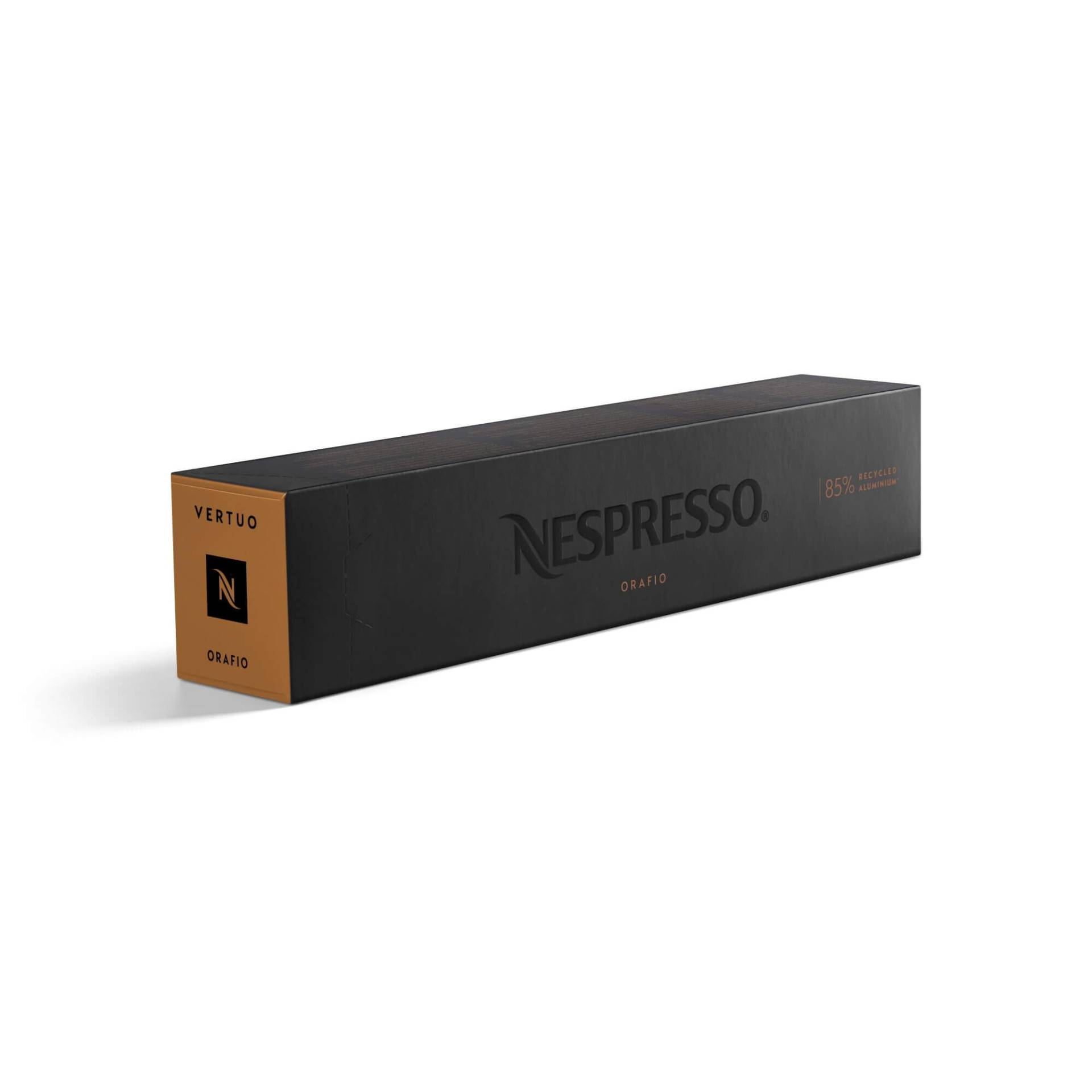 Nespresso Orafio Vertuo Line 10 Espresso Kaffeekapseln Orange 40 ml Karamellnoten & Röstaromen von Nespresso