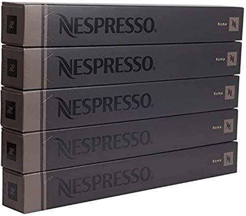 Nespresso Roma Coffee 50 Kapseln Kapseln, 5 Hüllen, langer Ablauf von Nespresso