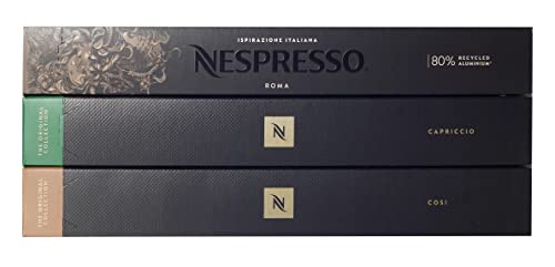 Nespresso Trio Pack 30 Kapseln/Pads (Roma, COSI, Cappriccio) von Nespresso