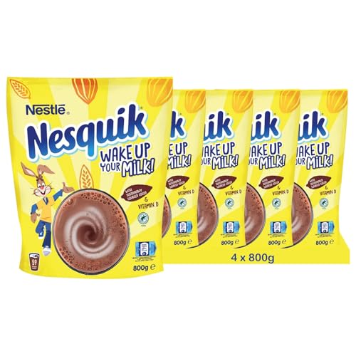 NESTLÉ Nesquik, kakaohaltiges Getränkepulver (4 x 800g) von Nestlé