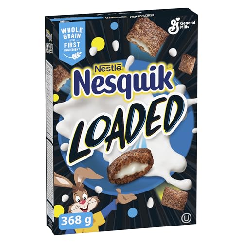 Nesquik Getreidebox mit Vanillecreme-Füllung, 368 g Packung Müsli von Nesquik