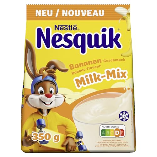 Nestlé NESQUIK Banane, Getränkepulver mit Bananengeschmack (1 x 350g) von Nesquik