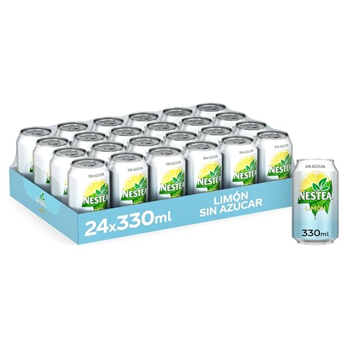 Nestea Pack 24 Stück. NESTEA REFRESH Schwarzer Tee mit Zitrone Sugar Free kalorienarm - 330 CL von Nestea