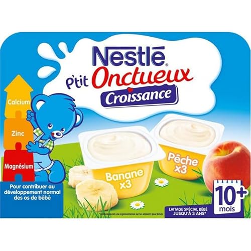 Nestlé Bébé © NestlÃ pA € ™ Tit Creamy Banana Growth Angeln (10 Monate) von 6 Töpfe Von 60G (Packung mit 6 über 36 Töpfe) von NestlÃ BÃbÃ