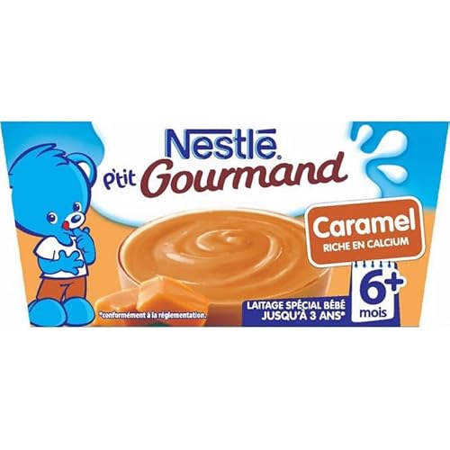 Nestlé Bébé © NestlÃ pA € ™ Tit Gourmet Caramel reich an Kalzium (6 Monate) mit dem 4 Töpfe Von 100G (Set von 8 oder 32 Töpfe) von NestlÃ BÃbÃ