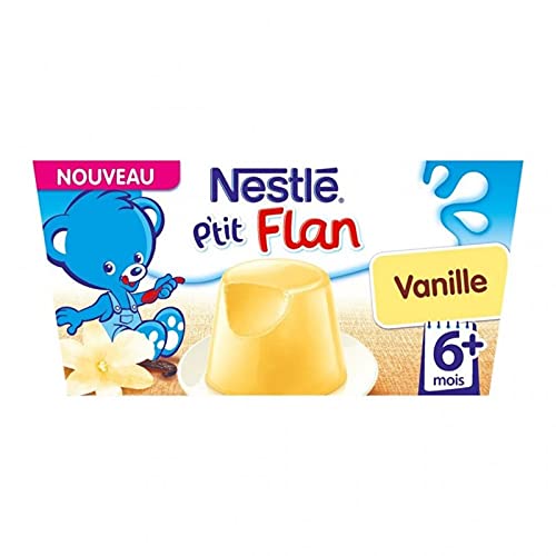 Nestlé Bébé © NestlÃ pA € ™ Tit Vanilla Flan (6 Monate) mit dem 4 Töpfe Von 100G (Set von 8 oder 32 Töpfe) von NestlÃ BÃbÃ