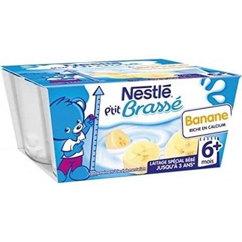 Nestlé Bébé © NestlÃ pA € ™ Tit gebraut © Banana reich an Kalzium (6 Monate) mit dem 4 Töpfe Von 100G (Set von 8 oder 32 Töpfe) von NestlÃ BÃbÃ