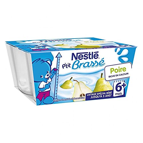 Nestlé Bébé © NestlÃ pA € ™ Tit gebraut © Birne reich an Kalzium (6 Monate) mit dem 4 Töpfe Von 100G (Set von 8 oder 32 Töpfe) von NestlÃ BÃbÃ