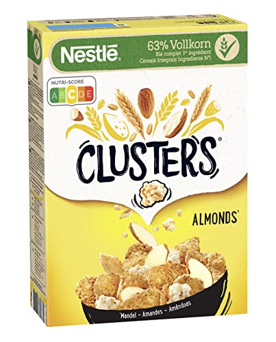 Nestlé Clusters Mandel, Cerealien für ein leckeres Frühstück mit knackigen Mandelblättchen, 1er Pack (1x325g) von Nestlé Clusters