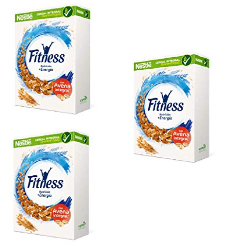 3x Nestlé Fitness Original Cerealien Vollkorn Weizen und Haferflocken von Nestlé