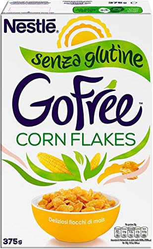 3x Nestlé GO FREE Corn Flakes glutenfrei Mais Flakes Cerealien Milch & Joghurt 375g von Nestlé