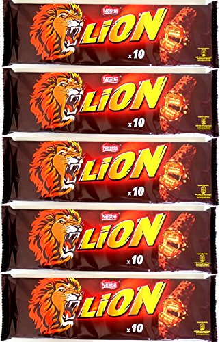 5 x LION RIEGEL 10er PACK á 420g Incl. Goodie von Flensburger Handel von Nestlé