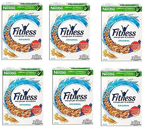 6x Nestlé Fitness Original Cerealien Vollkorn Weizen und Haferflocken von Nestlé