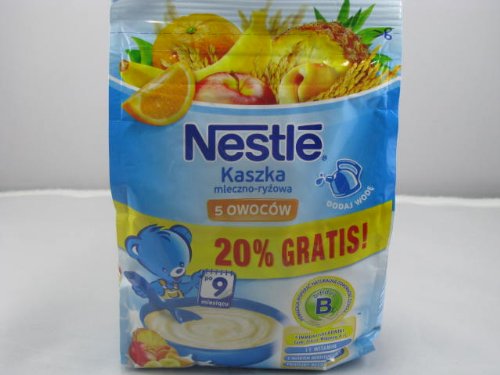 NESTLE Kaszka mleczno-ryzowa 5 owoców po 9 miesiacu 230 g von Nestlé