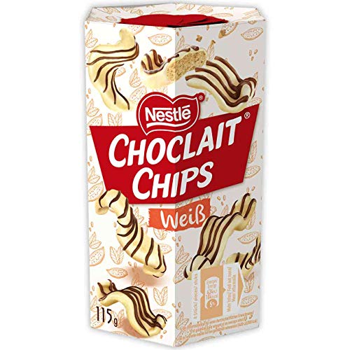 Nestlé Choclait Chips Weiße Schokochips, 115 g von Nestlé