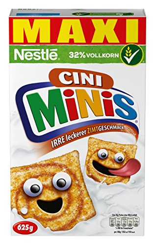 Nestlé Cini Minis, Cerealien mit Zimtgeschmack und Vollkorn, 8er Pack (8 x 625 g) von Nestlé