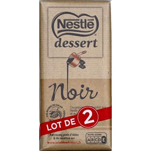 Nestlé Nestle Dessert Dunkle Schokolade, 2 Stück (2 x 205 g) von Nestlé