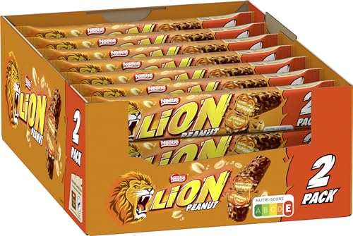 Nestlé Lion Lion Peanut 2Pack, 28er Pack (à 2x31g) von Nestlé Lion