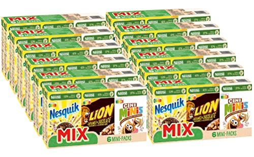 Nestlé Mix Cerealien Mini Packs, 6 Stück, 12er Pack (12x200g à 4x30g, 2x40g) von Nestlé