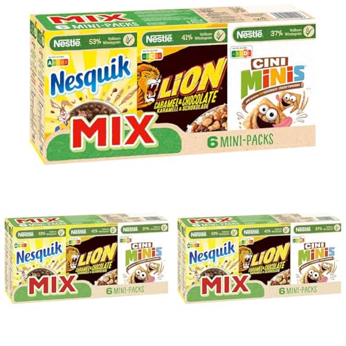 Nestlé Mix Cerealien Mini Packs, 3er Pack 200 g (à 4 x 30g, 2 x 40g) von Nestlé