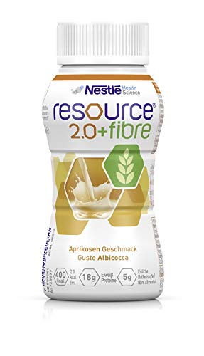 Resource 2.0 fibre, Aprikose, 200 ml - 4 Flaschen von Nestlé