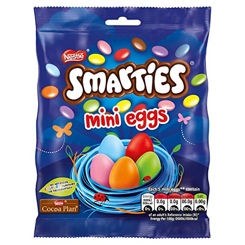 Smarties Mini Eggs 80g x 12 Bags von Nestlé