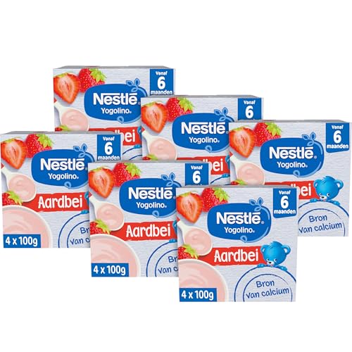 Yogolino Appel Aardbei - knijpfruit - vanaf 6 maanden - 6 stuks von Nestlé