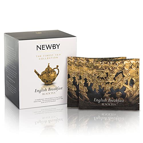 Newby Teas Silken Pyramiden English Breakfast Black Tea 38 g (1er Pack, insgesamt 15 Stück) von newby